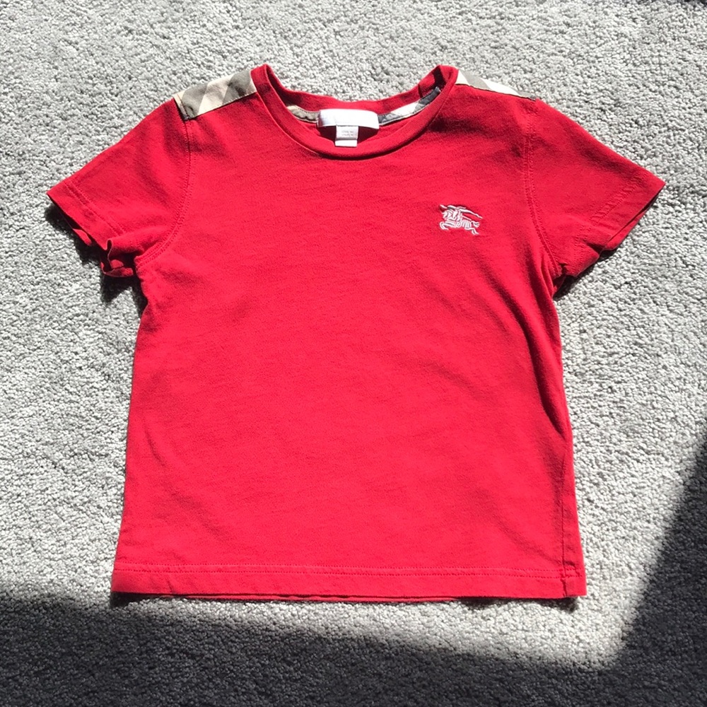 Boys Burberry short sleeve shirt